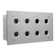 8 Gang Switch 2 Rows of 4 | 10A Current Rating | Classic White Finish | @Pack of 1 | by Clipsal