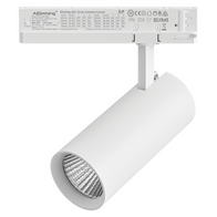32W Trio Dim 36° LED Track Light | Switchable 3000K-5000K | CRI90 & Flicker-Free | by Domus Lighting