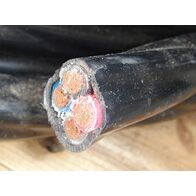 45mm 4 Core Black XLPE Cable | 600/1000V Rated | UV Stabilised Sheath | @KM of 0.10 | by Electra Cables