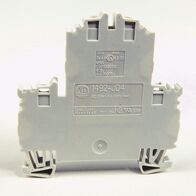 SCREW TERMINAL 4mm 2 CONDUCTOR 32A GREY COMMON BAR