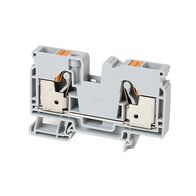 PUSH-IN TERM 10mm 1 LVL 2 CONN ORANGE