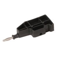 FLEXIBLE END TEST PLUG ACC FOR 1.5mm PUSH-IN TERM BLACK