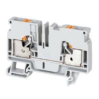 PUSH-IN TERM 6mm 1 LVL 2 CONN BLUE