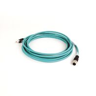 SHIELDED ENET-CBLE HFLEX-PUR 2-PAIR TEAL M12-RJ45 5M
