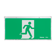 Green Replacement Exit Sign Decal (Blade Type)