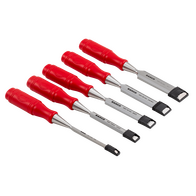 Chisel Set 1031 Series 5PCE Hardened Steel Blades Ergonomic Handles Repelec