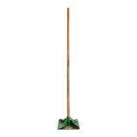 Tamper 254 x 254mm Long Timber Handle Heavy-Duty Steel Head Hardwood Handle Repelec