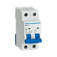 MCB 2P 50A 6kA D Curve DIN Rail NB1-63 Chint