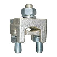 Riser Clamp Single 16-150mm² Split Bolt Nickel Brass Bovara