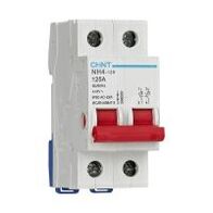 Isolator Switch Disconnector 2P 80A DIN Rail Red Toggle NH4 Chint