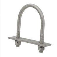 Enclosure Mounting Kit Suits 100mm Galvanised Private Pole Bovara