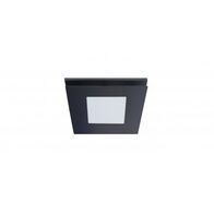 Airbus 200 Square Fascia 10W LED Matte Black Ventair