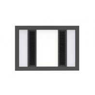 Manrose Rio 3-in-1 Heater Exhaust Light Matte Black Ventair