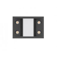 Manrose Capri 3-in-1 Heater Exhaust Light Matte Black Ventair