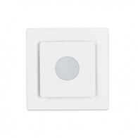 Ovation 250 Header Box Exhaust Fan 10W LED Square White Ventair