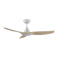 SKYFAN 1300mm 3 Blade DC Ceiling Fan Light Oak Ventair