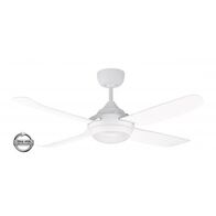 Spinika 1300mm 4 Blade Ceiling Fan LED Satin White Ventair