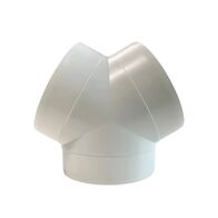 100mm PVC Y Branch Ventair