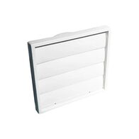 100mm Standard Gravity Shutter Grille White Ventair