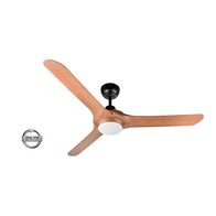 Spyda 1570mm 3 Blade Ceiling Fan LED Teak Ventair