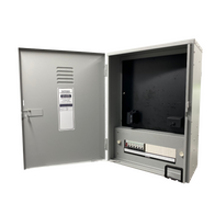 Wallawa Meter Box 700x500x270mm 18P Load Centre IP23 Grey Bovara