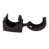 Nylon 66 Conduit Clip 13mm Black Adaptaflex