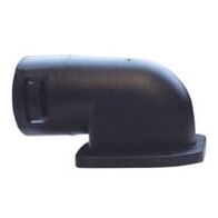 Fixed 90 Degree Flange Elbow 42mm Conduit IP66 Black Adaptaflex