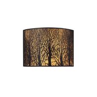 Wall Light 2 Light SES Aged Bronze Laser Cut 280mm CLA Lighting