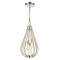 Pendant Light 3 Light ES Winter Moss Tear Drop 355mm CLA Lighting