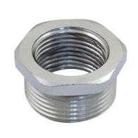 Thread Reducer M20 Male to M12 Female Nickel Brass Adaptaflex