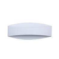 Wall Light Up/Down 6W Curved Matt White 3000K 468lm CLA Lighting