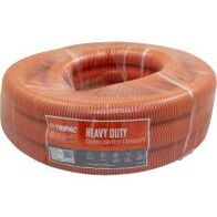 Corrugated Conduit Heavy Duty 80mm x 10m Orange Tripac