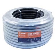 Solar Corrugated Conduit Heavy Duty 25mm Roll of 50m Black Tripac