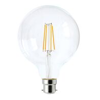 LED Globe ES G125 Filament 8W 6000K Clear Dimmable CLA Lighting