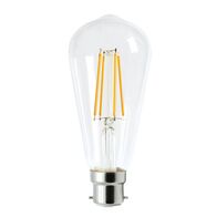 LED Globe ES Pear Filament 8W 2700K Clear Dimmable CLA Lighting