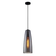 Pendant Light ES Smoke Glass Ellipse Raindrop 135mm CLA Lighting
