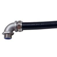 Liquid Tight Conduit 25mm Gal Steel PVC Black Roll of 150m Cabac