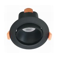 Downlight Tilt 10W Tri-Colour Brushed Nickel 70-90mm CLA Lighting