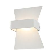 Wall Light Up/Down 6W Bow Matt White 3000K 254lm CLA Lighting