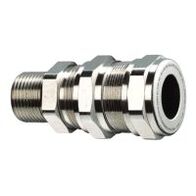 Ex de Armoured Cable Gland M63 40-52mm Nickel Plated Brass Kopex
