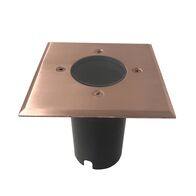 Inground Light MR16 Square Solid Copper IP67 120mm CLA Lighting
