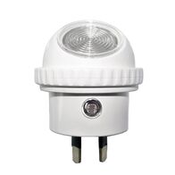 LED Nightlight Plug In 0.2W 6500K 360 Degree White CLA Lighting