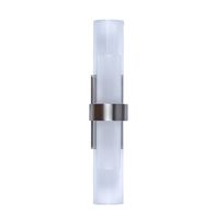 Wall Light Up/Down 2 Light Satin Chrome 3000K 230lm CLA Lighting