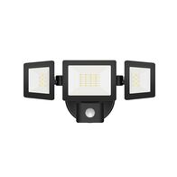 Security Floodlight 30W Tri-Colour Sensor Black IP65 CLA Lighting