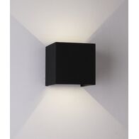 Outdoor Wall Light LED 6.8W 3000K Square Black IP54 CLA Lighting