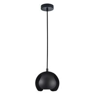 Pendant Light ES Black Iron Dome 135mm x 300mm CLA Lighting
