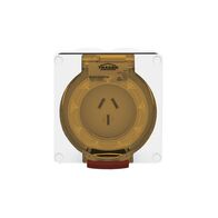 Socket Outlet IP66 20A 250V 3 Flat Pin Buffalo White Trader