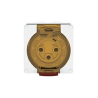 Socket Outlet IP66 32A 250V 3 Round Pin Buffalo White Trader