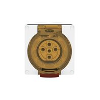 Socket Outlet IP66 20A 500V 5 Round Pin Buffalo White Trader