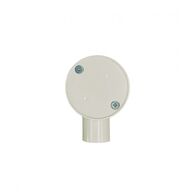 Junction Box Round 1 Way 25mm PVC Cobra Grey Trader